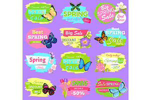 Discount Spring Collection Vector