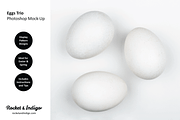 Eggs Trio Easter Photoshop Mock-Up, a Product Mockup by Rocket & Indigo (Thumbnail 2 of 2)