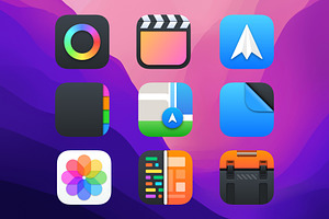 36 MacOS Styled Icons