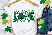 St. Patrick’s Day Shamrock Love PNG, an Illustration by Canvas Craft (Thumbnail 3 of 4)