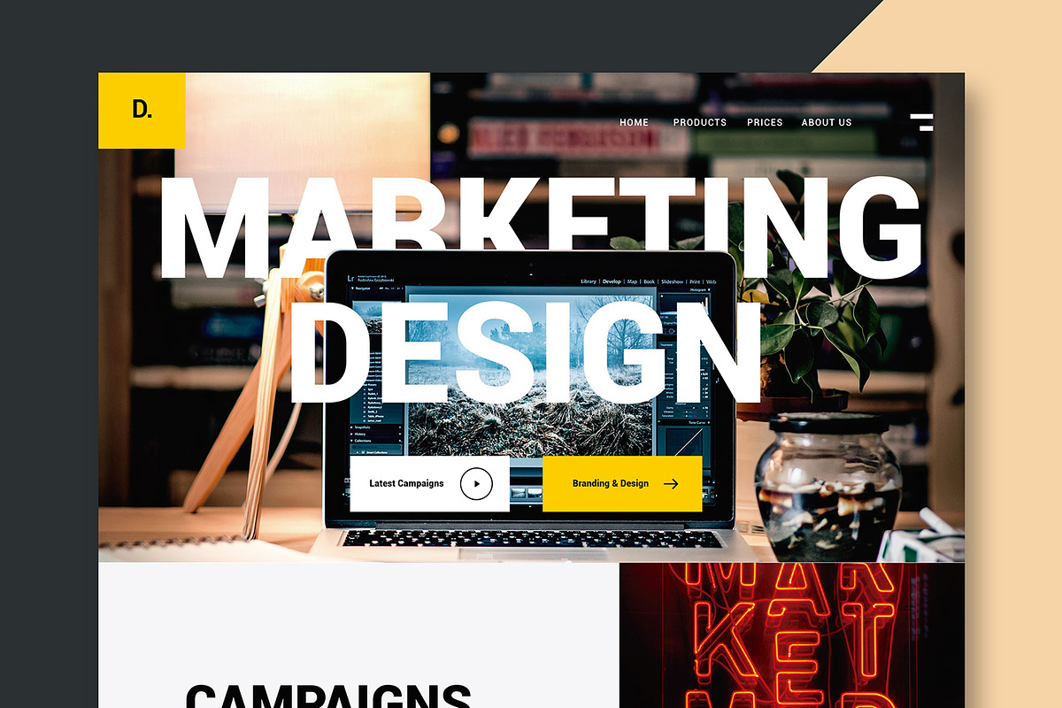 Marketing & Design - Website, a Landing Page Template by Design District (Photo 2 of 7)