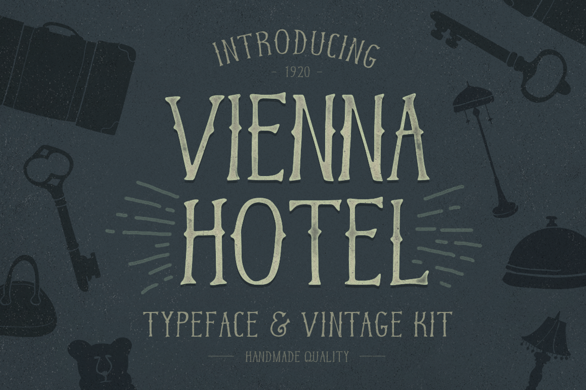 Vienna Hotel - Handmade Typeface