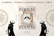 Zodiac Celestial Constellations Set, an Illustration by NassyArt (Thumbnail 1 of 12)