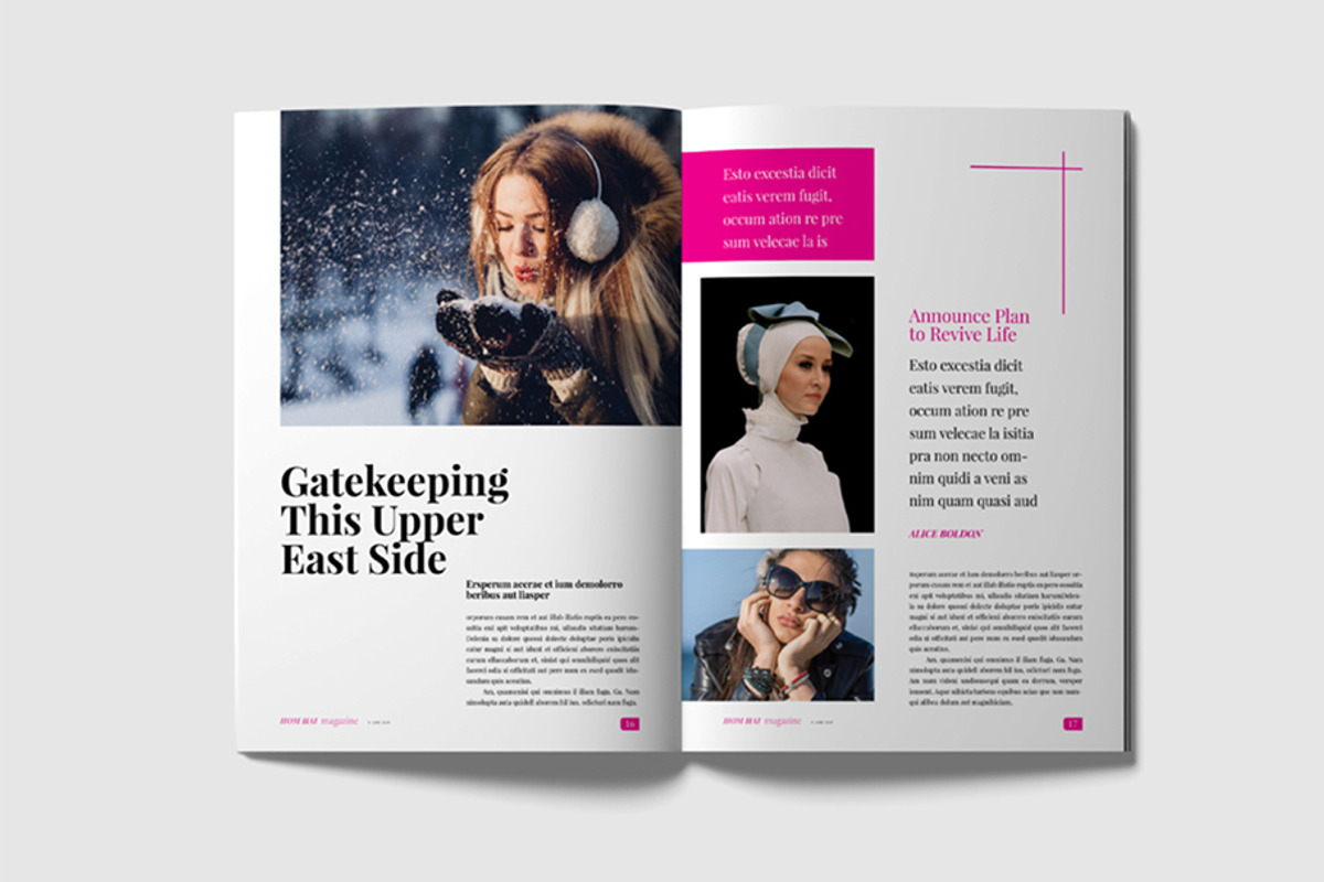 Fashion Magazine Template, a Print Template by Rumoh Grafika (Photo 9 of 13)