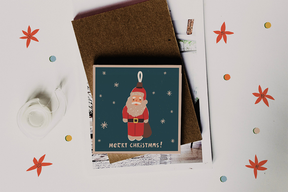 Retro Christmas Clipart & Graphics, a Seasonal Illustration by Paper Cherry (Photo 12 of 21)