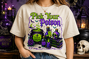 Retro Spooky Halloween Png Bundle, a Seasonal Illustration by Daisy Design (Thumbnail 7 of 15)