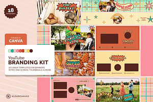 YouTube Branding Kit - Colorful Days, a Social Media Template by KloudCanvas