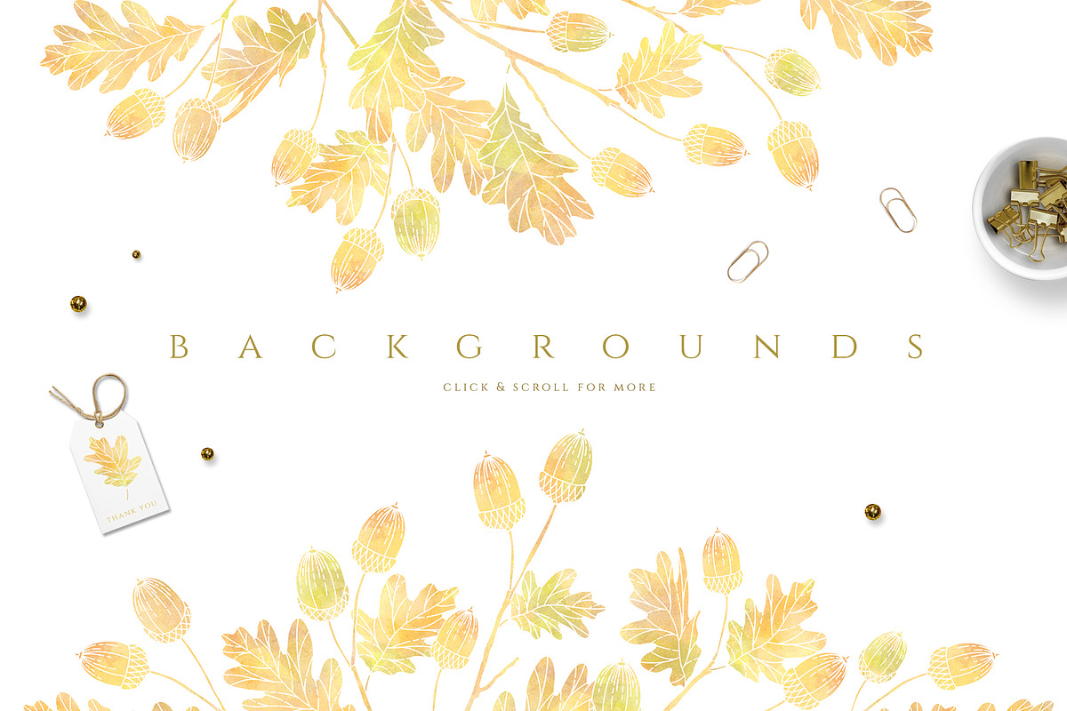 Autumn is Here - Fall Leaves clipart, an Illustration by Euonia Meraki (Photo 5 of 13)