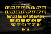 Flerix - Racing Sport Display Font, a Font by Flawless And Co (Thumbnail 8 of 10)
