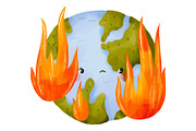 Earth Day Save the Planet Clipart, a Seasonal Illustration by the_myro (Thumbnail 7 of 7)