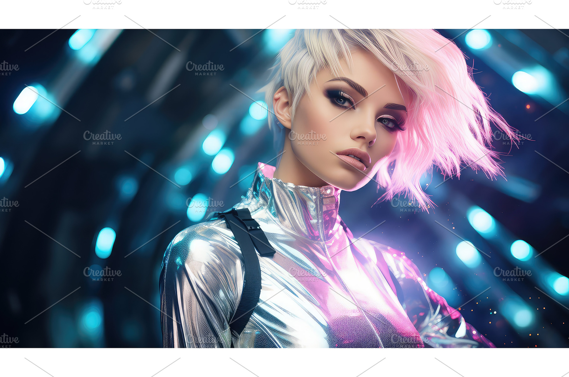 universe space fashion background ai, a Technology Photo by pikepicture