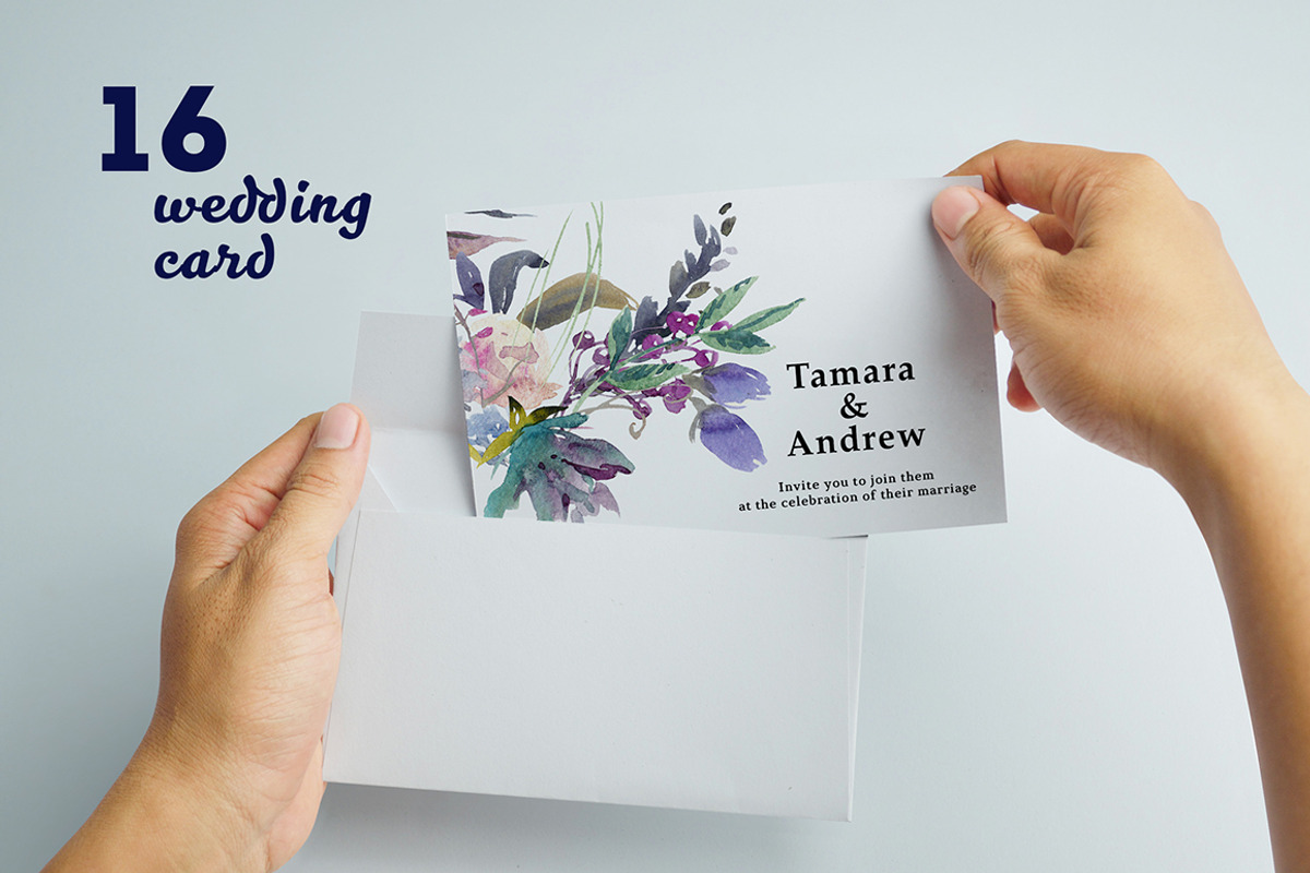 Meadow watercolor floral set, a Decorative Illustration by Tamaretto (Photo 3 of 8)