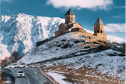 Stepantsminda, Georgia. Famous, a Nature Photo by Our Amazing World