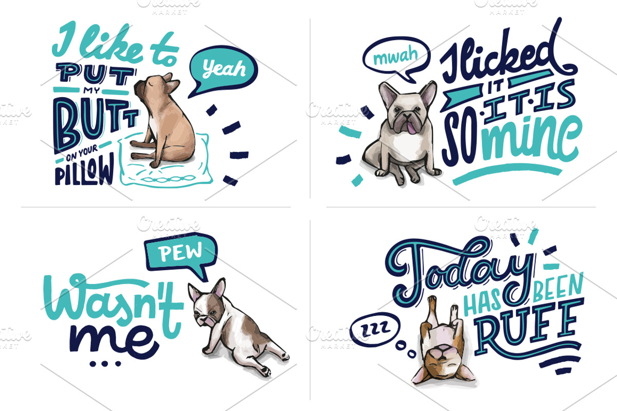 French bulldog - cute & sarcastic, a Graphic by Alexandra Deus (Photo 11 of 13)
