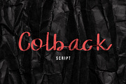 Colback Script Font, a Script Font by Dawnside Graphic (Thumbnail 1 of 8)