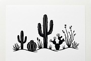 60 Desert Cactus Floral Silhouette, a Seasonal Illustration by Amazin_art (Thumbnail 17 of 21)