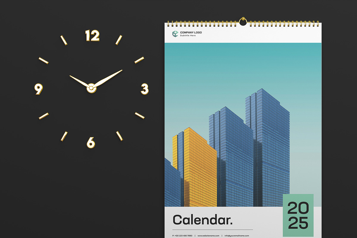 A3 Real Estate Calendar Template