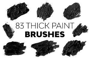 Thick Paint Brushes