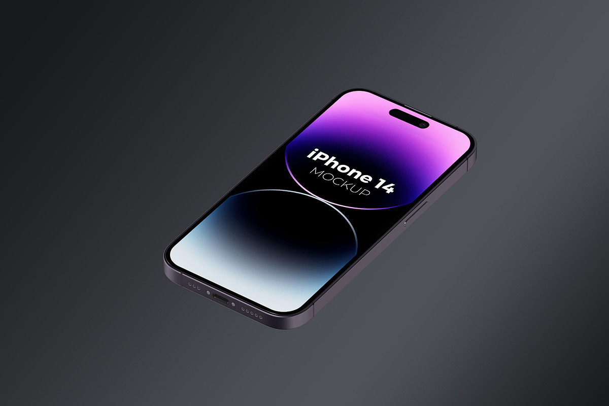 iPhone 14 Pro Mockup Set, an iPhone Mockup by AN Productions (Photo 6 of 11)