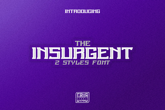 The Insurgent Font By Grvs Studio preview 6