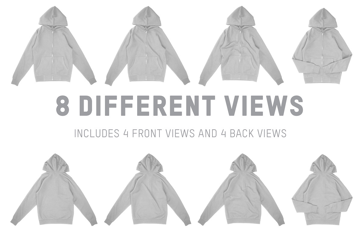 AS Colour 5103 Official Zip Hood, a Hoody Mockup by Pixel Sauce™ (Photo 6 of 6)