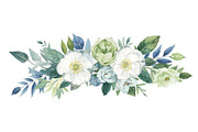 Soft White Floral Bundle, an Illustration by balal (Thumbnail 4 of 10)