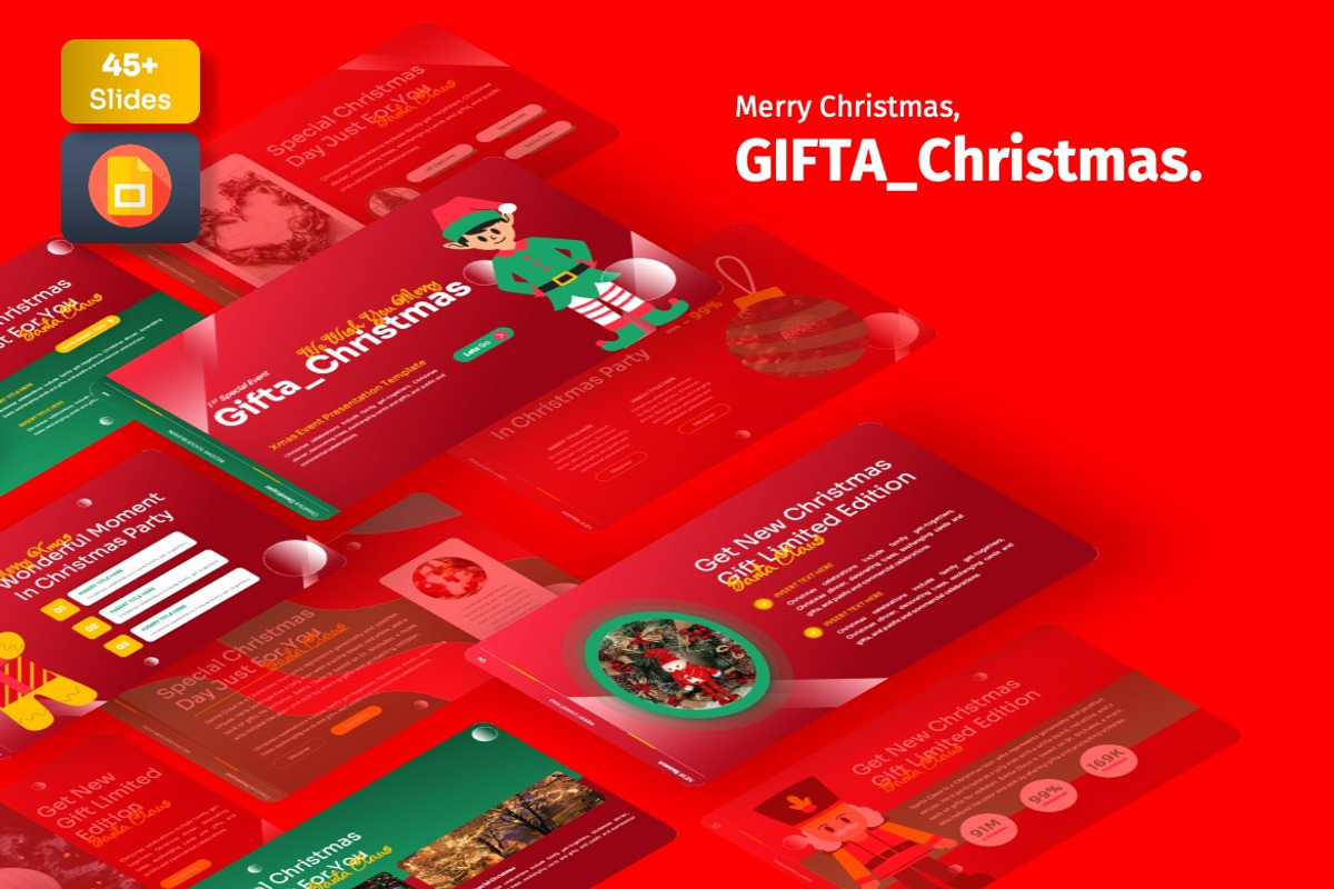 Gifta - Xmas Event Googleslide, a Presentation Template by Dhabee (Photo 1 of 7)