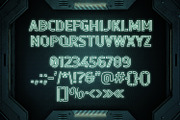 Starlux – Sci-fi Neon Font, a Sans Serif Font by Almarkhatype (Thumbnail 8 of 10)