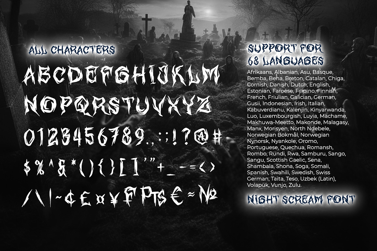 Night Scream, a Handwritten Font by Ditatype (Photo 9 of 10)