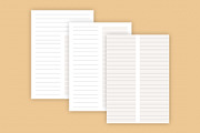 Printable Notes Paper Template, a Stationery Template by MNT-Creator (Thumbnail 3 of 10)