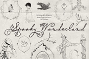Spooky Party: Halloween Line Art Set, a Decorative Illustration by NES.project (Thumbnail 1 of 11)