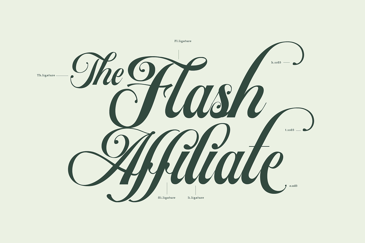Artheria Classic Script, a Script Font by Fortunes Co (Photo 9 of 13)