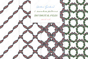 Christmas Tartan Clipart Wreath, a Decorative Illustration by LABFcreations (Thumbnail 3 of 5)