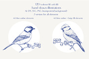 Hand drawn Christmas Toile set, an Object Illustration by ON_lineart_store (Thumbnail 3 of 10)