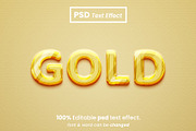 Gold Liquid 3D Text Effect Bundle, a Brushes & More by Zamans (Thumbnail 8 of 10)