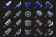 2D Icons - Casual Weapon, an Object Graphic by LAYERLAB (Thumbnail 4 of 10)