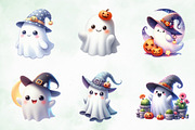 Cute Ghost Halloween Sublimation, an Illustration by Creative Art (Thumbnail 4 of 4)