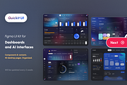 Quickit – UI Kit for Dashboards & AI, an UI Kit Template by Nikolay K. (Thumbnail 3 of 8)