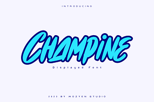 Champine Display Font