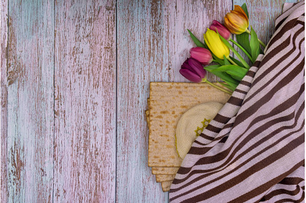 Matzo unleavened bread for Pesach, a Holiday Photo by Ungvar Studio