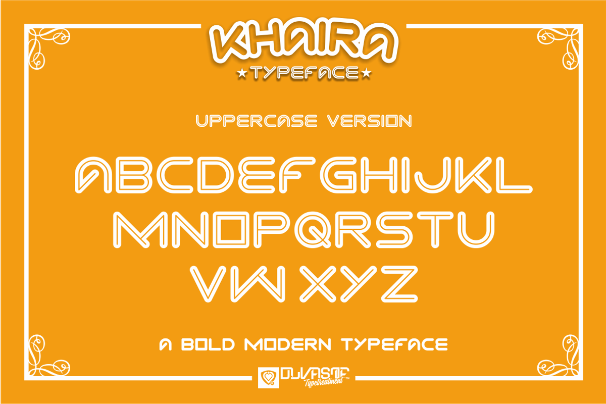 KHAIRA Typeface preview 4
