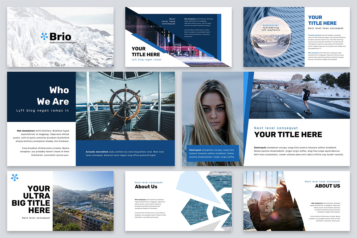 Brio Business Powerpoint Template, a Presentation Template by Reshapely (Photo 4 of 15)