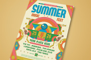 Summer Music Fest Flyer Template, a Templates & Theme by megarez (Thumbnail 3 of 4)
