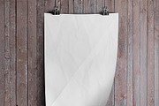 Wooden Poster Mockup, a Print Template by CREATIVE DUDE (Thumbnail 5 of 9)