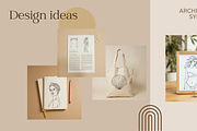 Line art Greek Goddesess, a Decorative Illustration by Katerina (Thumbnail 2 of 6)