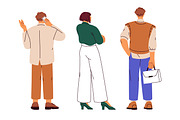 Business people, back view set, a Person Illustration by Good Studio (Thumbnail 3 of 5)