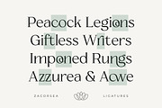 Zacorsea – Beauty Elegant Ligature, a Serif Font by Typia Nesia (Thumbnail 6 of 11)