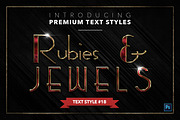 Rubies & Jewels #3 - 20 Text Styles, a Layer Style Add-On by Jonas Stensgaard (Thumbnail 19 of 23)