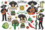 Cinco de Mayo illustrations, a Branding & Logo Template by DGIM studio (Thumbnail 2 of 11)