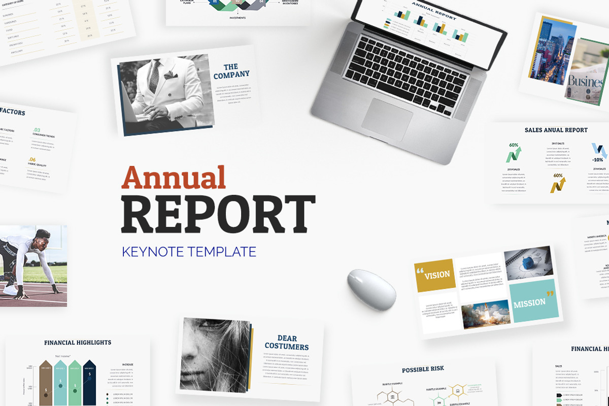 Annual Report Keynote presentation, a Presentation Template by Zacomic Studios (Photo 1 of 4)